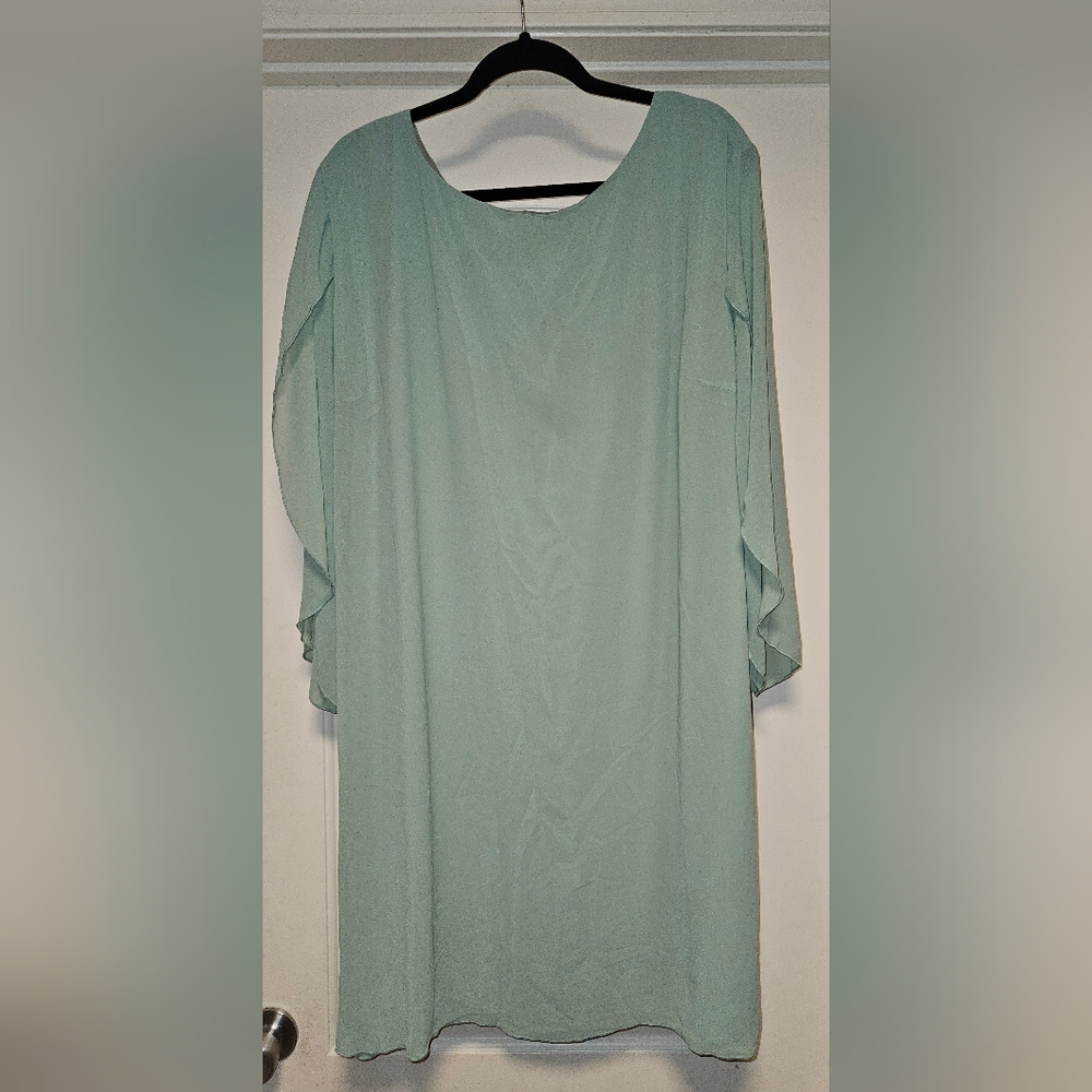 GRACE KARIN Womens Chiffon Dresses Flutter Sleeve Party Wedding Dress 5XL. NWT.